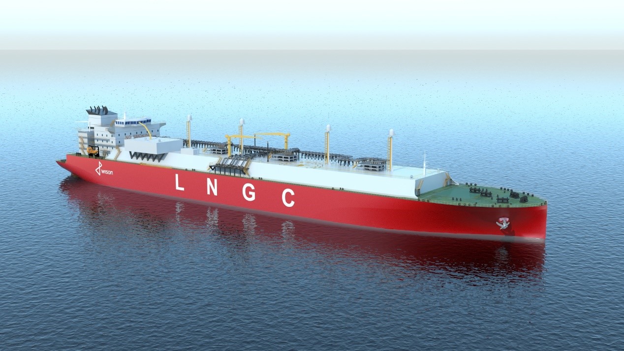 Wison 200K LNG Carrier Granted AiP by DNV GL