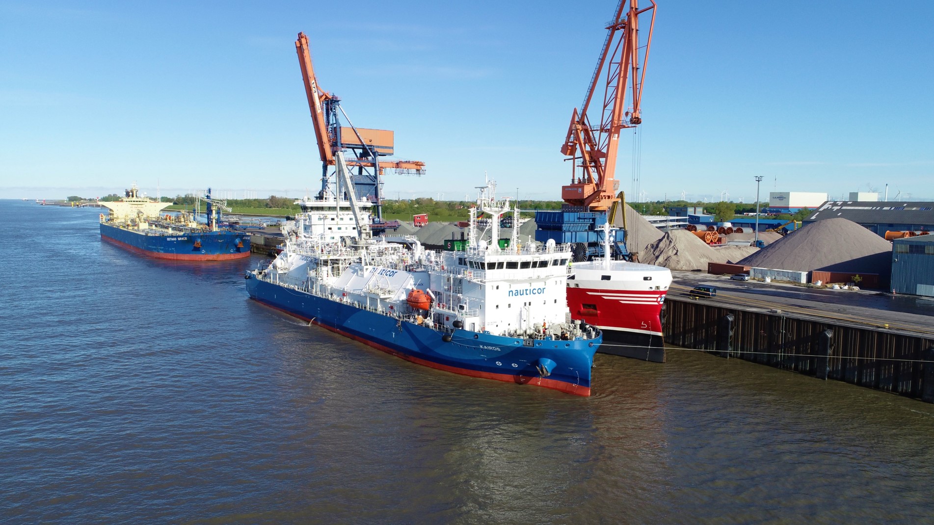 Gasum’s subsidiary Nauticor conducts first ship-to-ship LNG bunkering operation for a product tanker in Germany