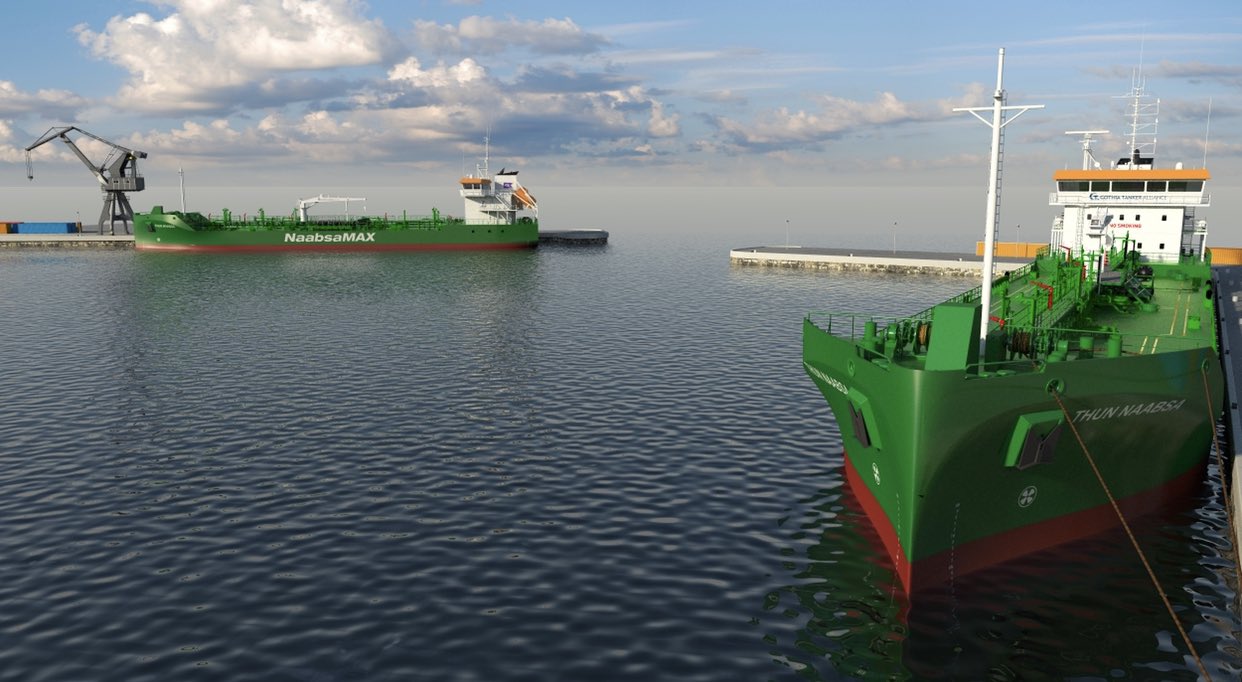 Thun Tankers orders a second NaabsaMAX product tanker – Enters into a long-term agreement with Geos Group Ltd.