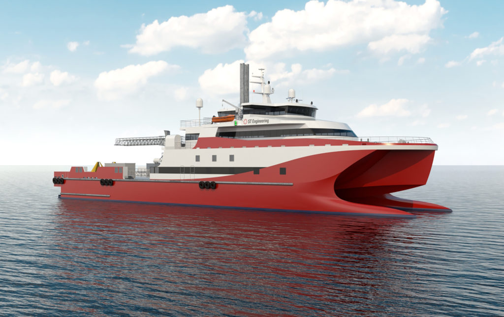 ST Engineering Introduces New LNG Catamaran Ship Design For Offshore Applications