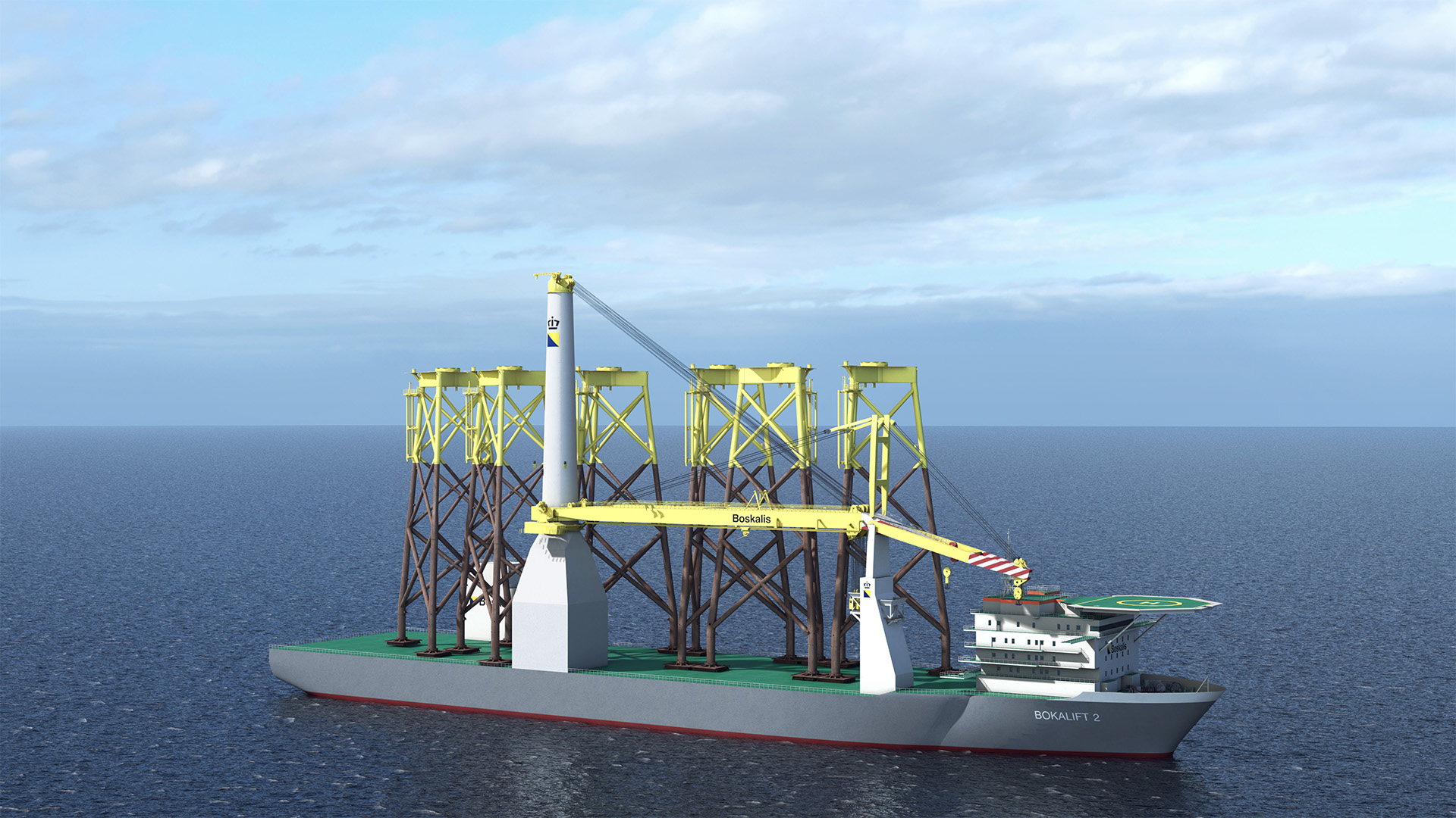 Important milestone Bokalift 2 crane vessel conversion