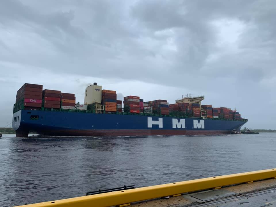 North Carolina Ports Welcomes Largest Container Ship to the Port of Wilmington