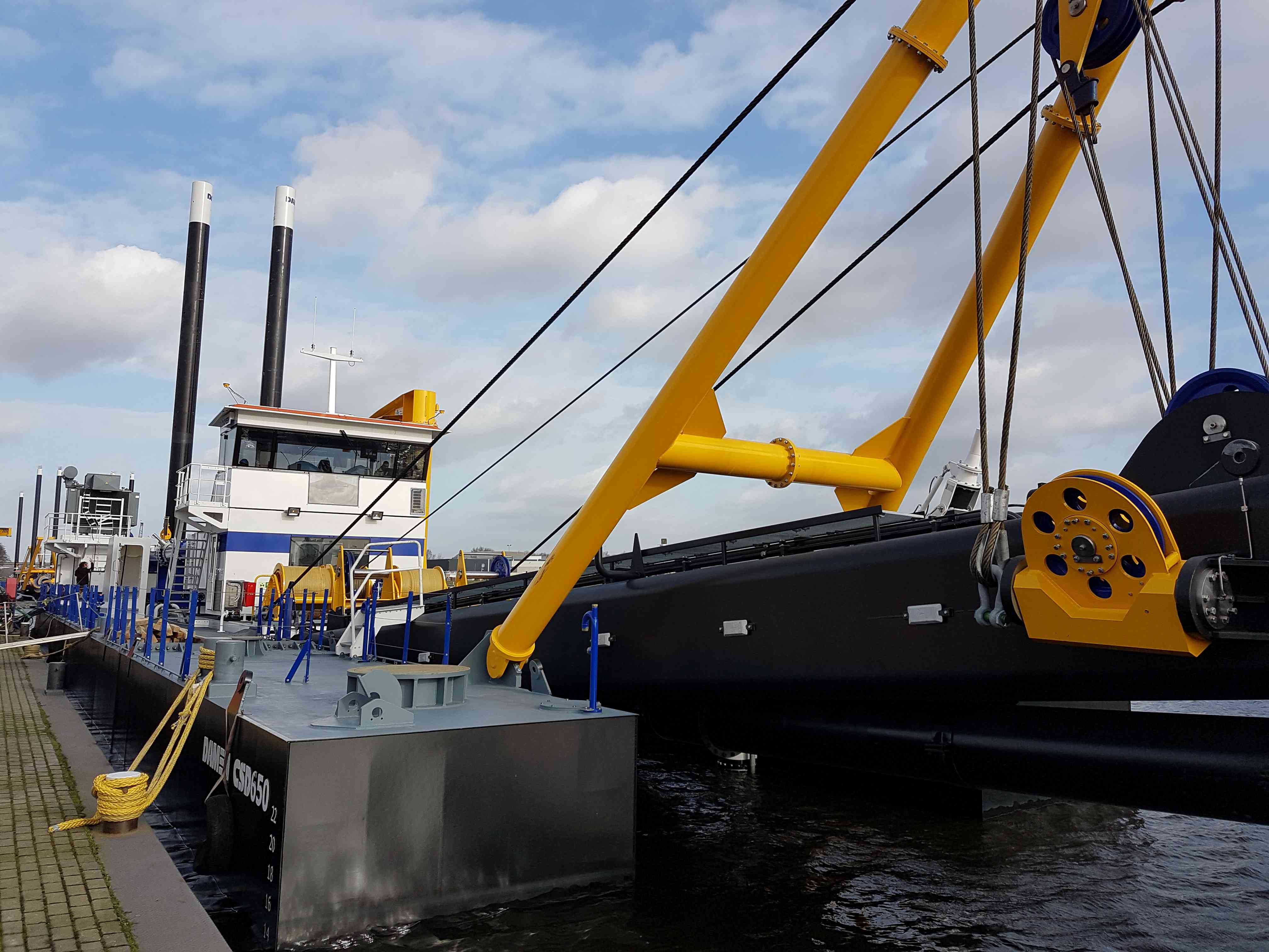 Damen Shipyards Group unveils the design of its first Electric Cutter Suction Dredger (ECSD) 650