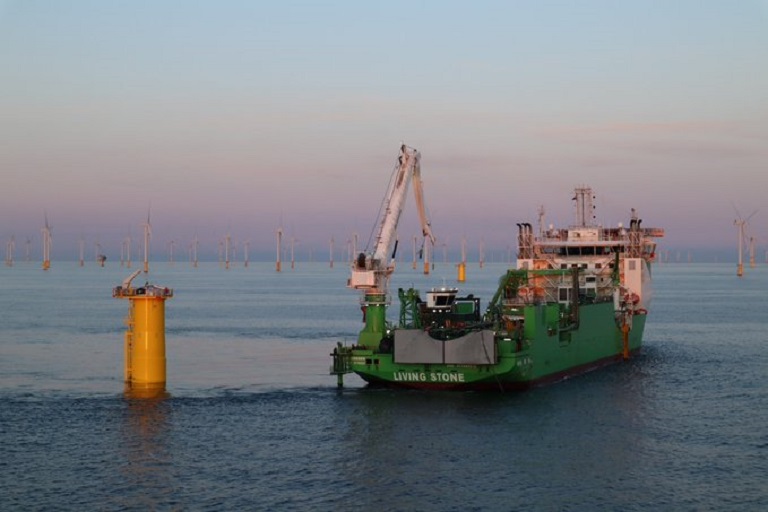 Living Stone’s Peak Production Levels Ensure Inter-Array Cable Laying Works at Seamade are achieved in record time