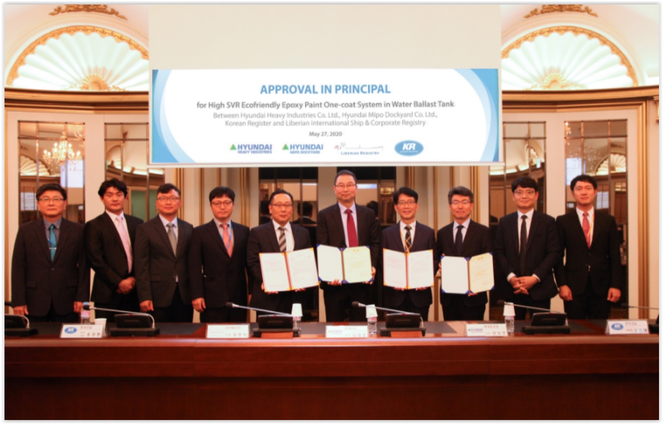 Hyundai Heavy Industry and Hyundai Mipo Dockyard expand of application of Eco-friendly 1 coating system 