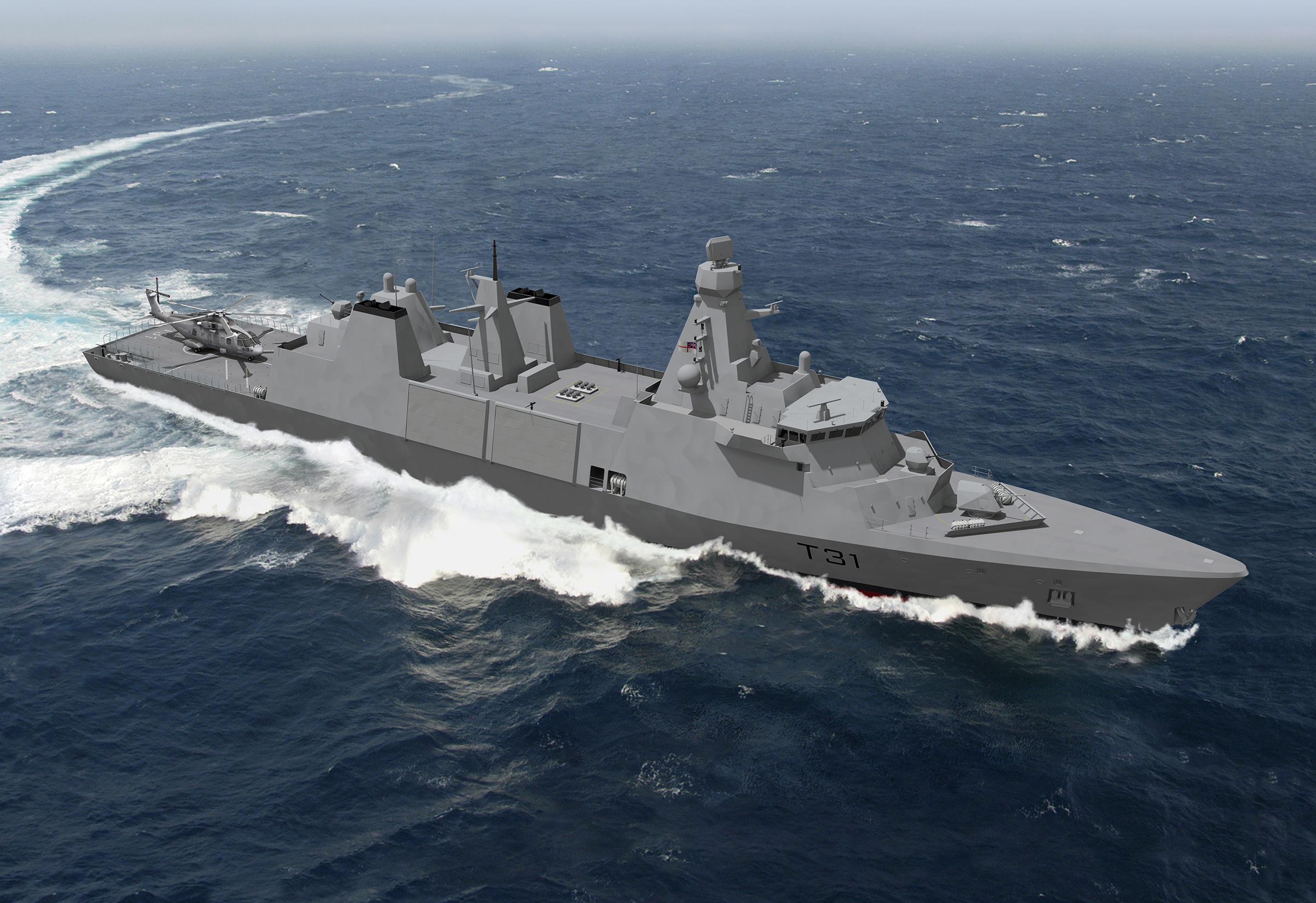 Rolls-Royce seals major contract covering complete MTU propulsion systems for Royal Navy Type 31 frigates