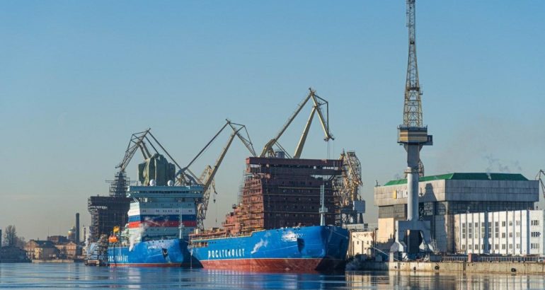 The keel of the new nuclear icebreaker was laid at the Baltic Shipyard