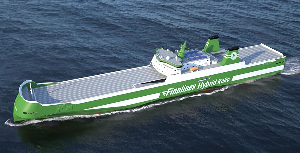 The construction of Finnlines’ newest vessel to start
