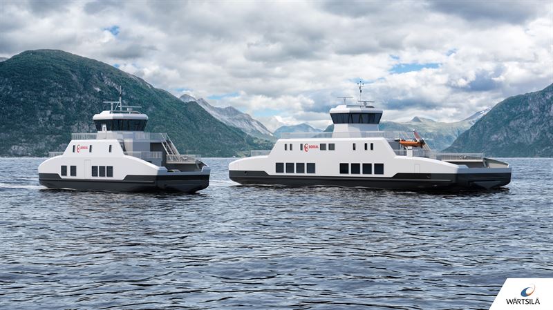 Wärtsilä to design and equip two zero-emissions battery powered ferries