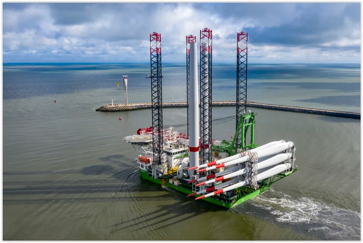 Turbine installation kicked off at SeaMade, Belgium’s largest offshore wind farm