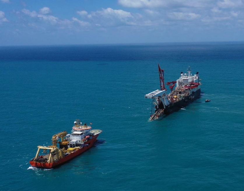 Karish pipe laying and subsea systems installation completed Karish Development c. 80% physically completed (Video)