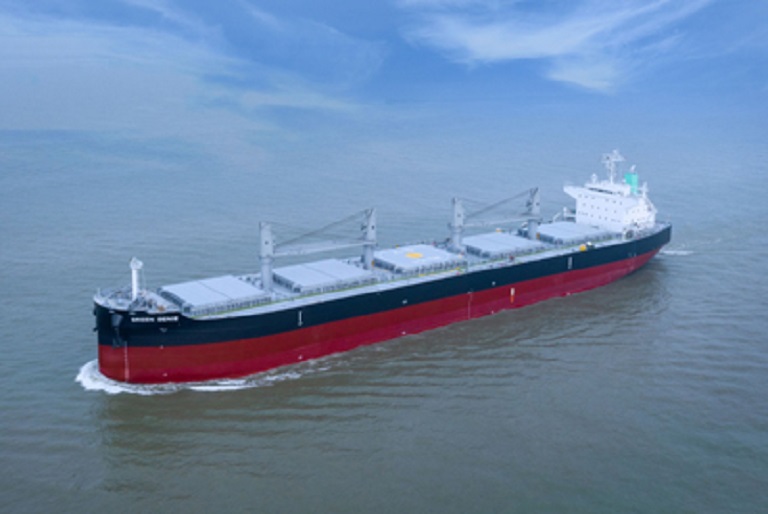 Kawasaki Heavy Industries delivers bulk carrier Green Genie