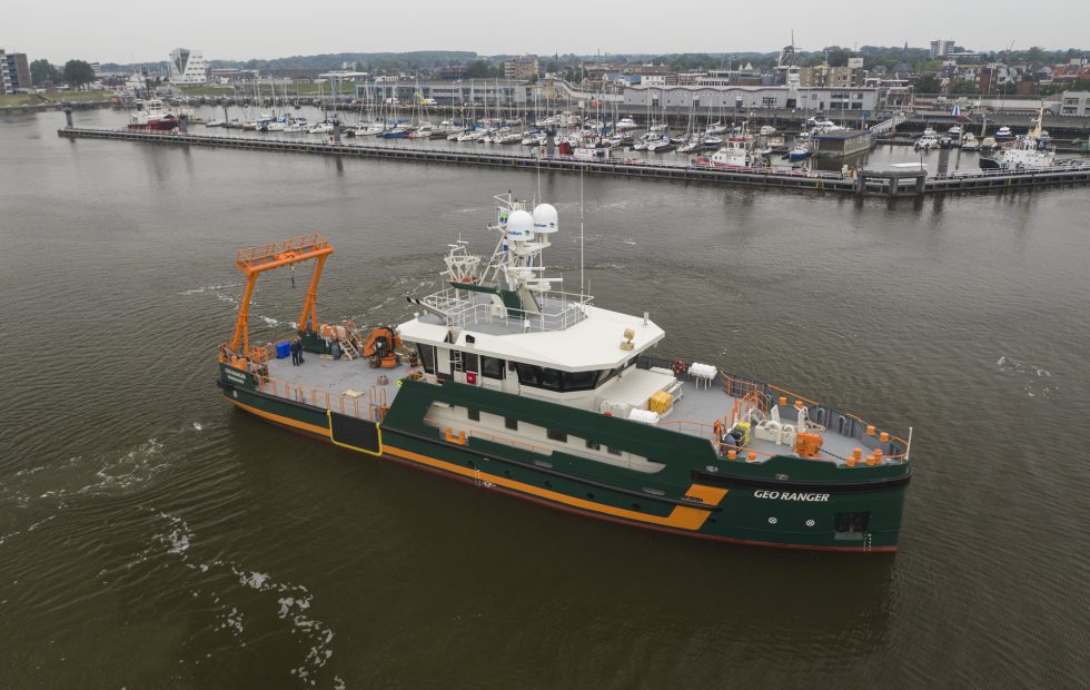 Hydrographic Survey Vessel Geo Ranger Delivered to Geo Plus B.V