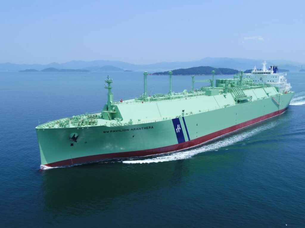 BW takes delivery of ME-GI LNG newbuild