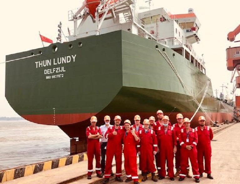 Thun Tankers takes delivery of fifth L-Class product tanker at China Merchants Jinling Shipyard