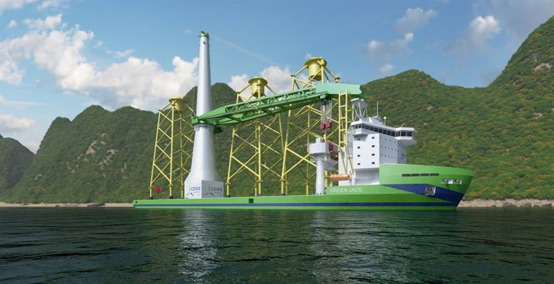 Wärtsilä gets big order for Green Jade offshore wind installation vessel