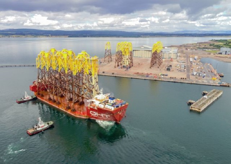 Jackets Arrive For Moray East Offshore Wind Farm