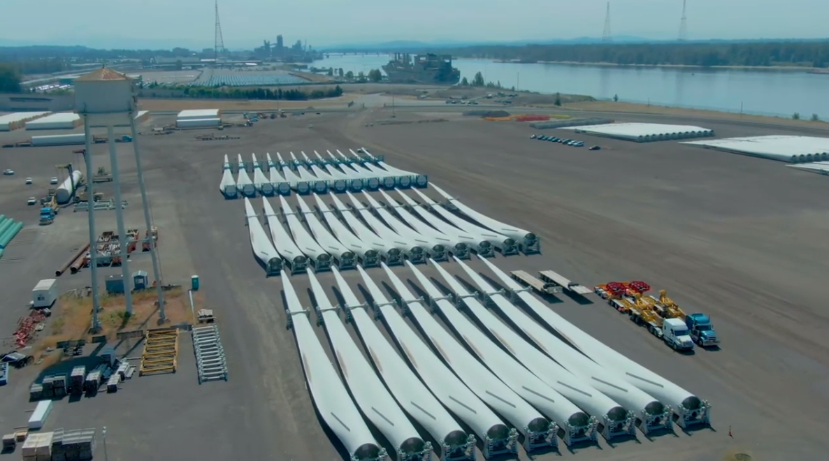 Port of Vancouver USA Receives Longest Wind Blades Ever To Enter The West Coast of US