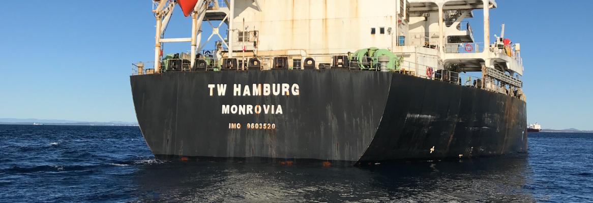 Australia bans bulk carrier TW Hamburg for wage exploitation