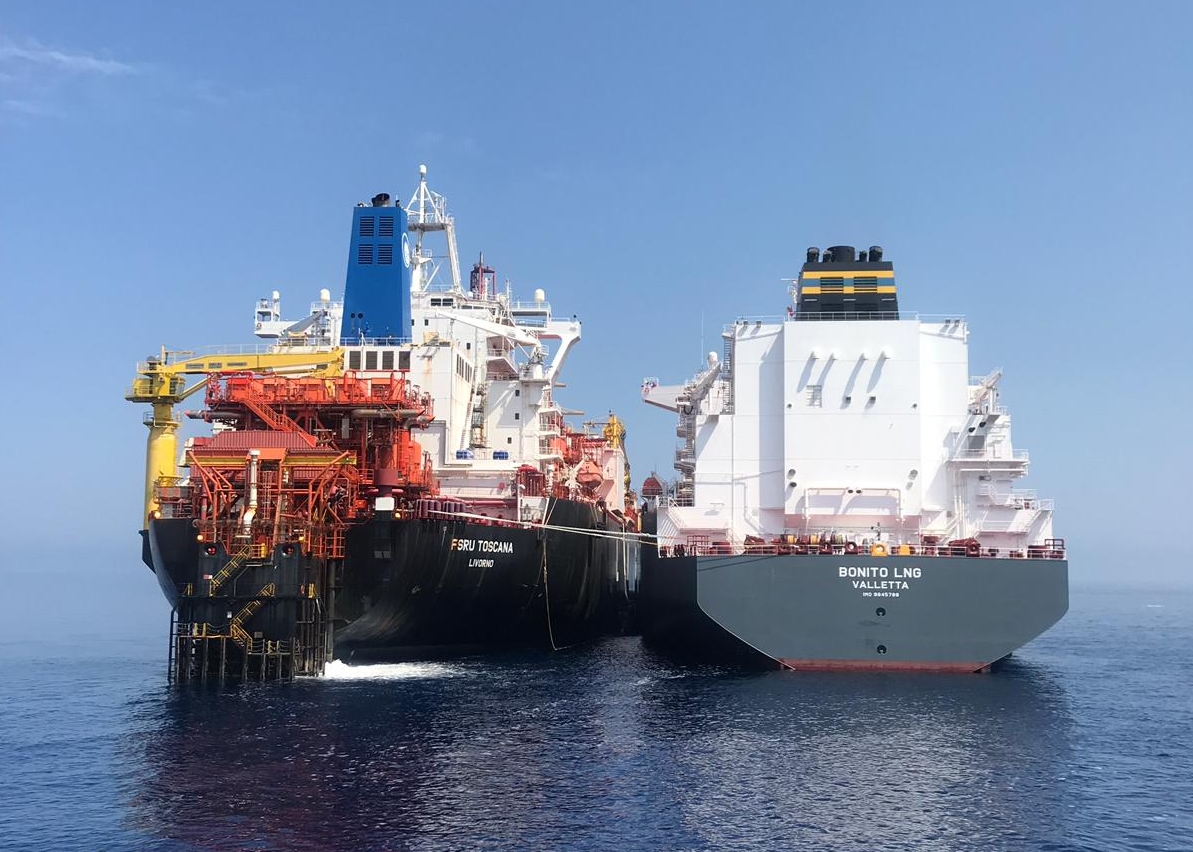 OLT reaches 100 cargoes received at FSRU Toscana