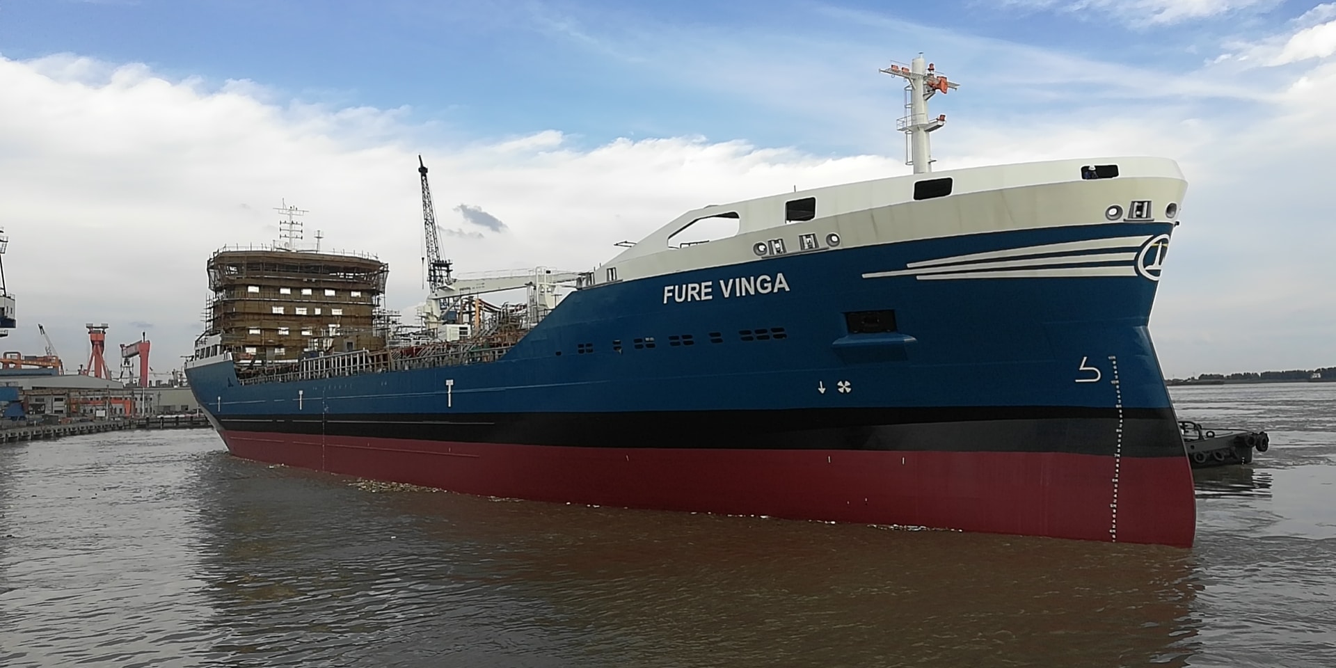 FKAB-design tanker FURE VINGA launched