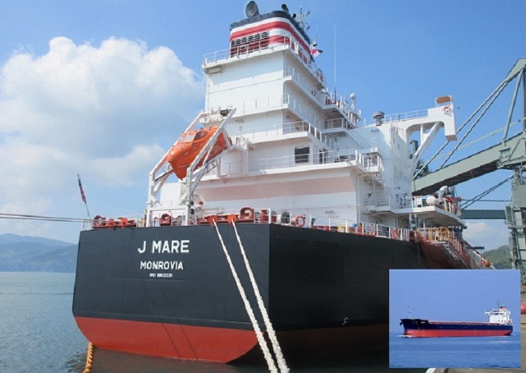 Coal Carrier J Mare for Shikoku Electric Power Enters Tachibana Port for First Time