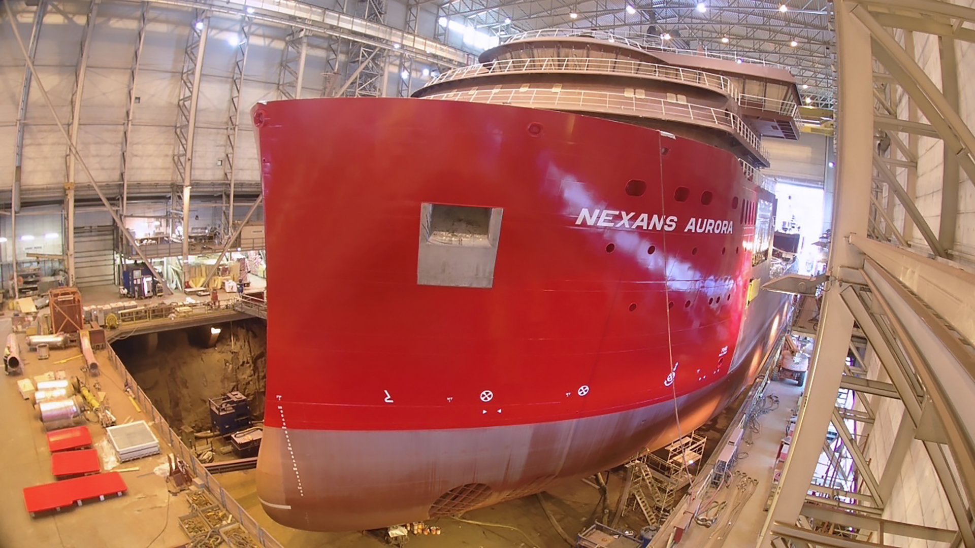 ULSTEIN: High activity on Nexans Aurora shipbuilding project