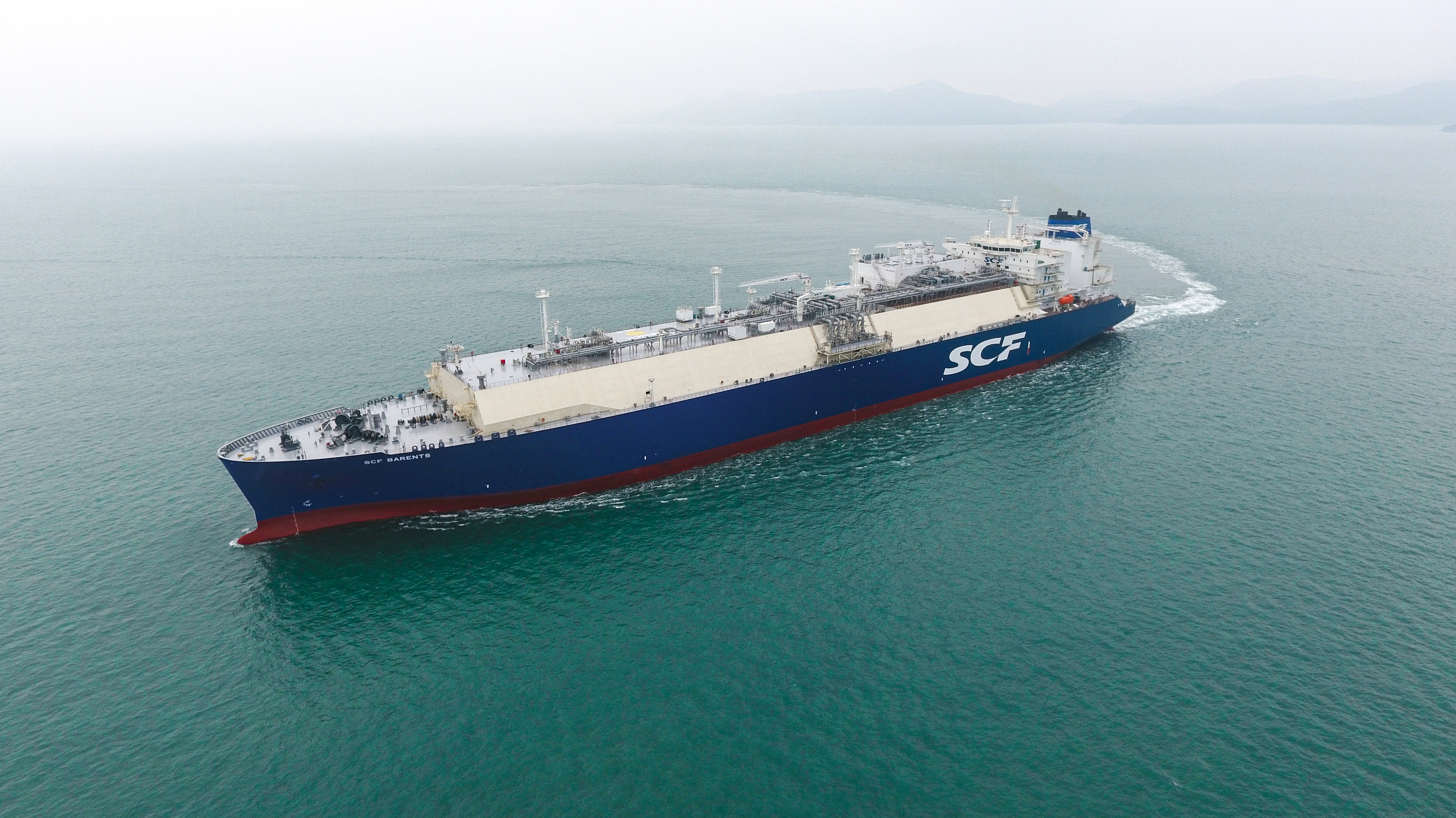 SCF takes delivery of SCF Barents – a new LNG carrier chartered to Shell