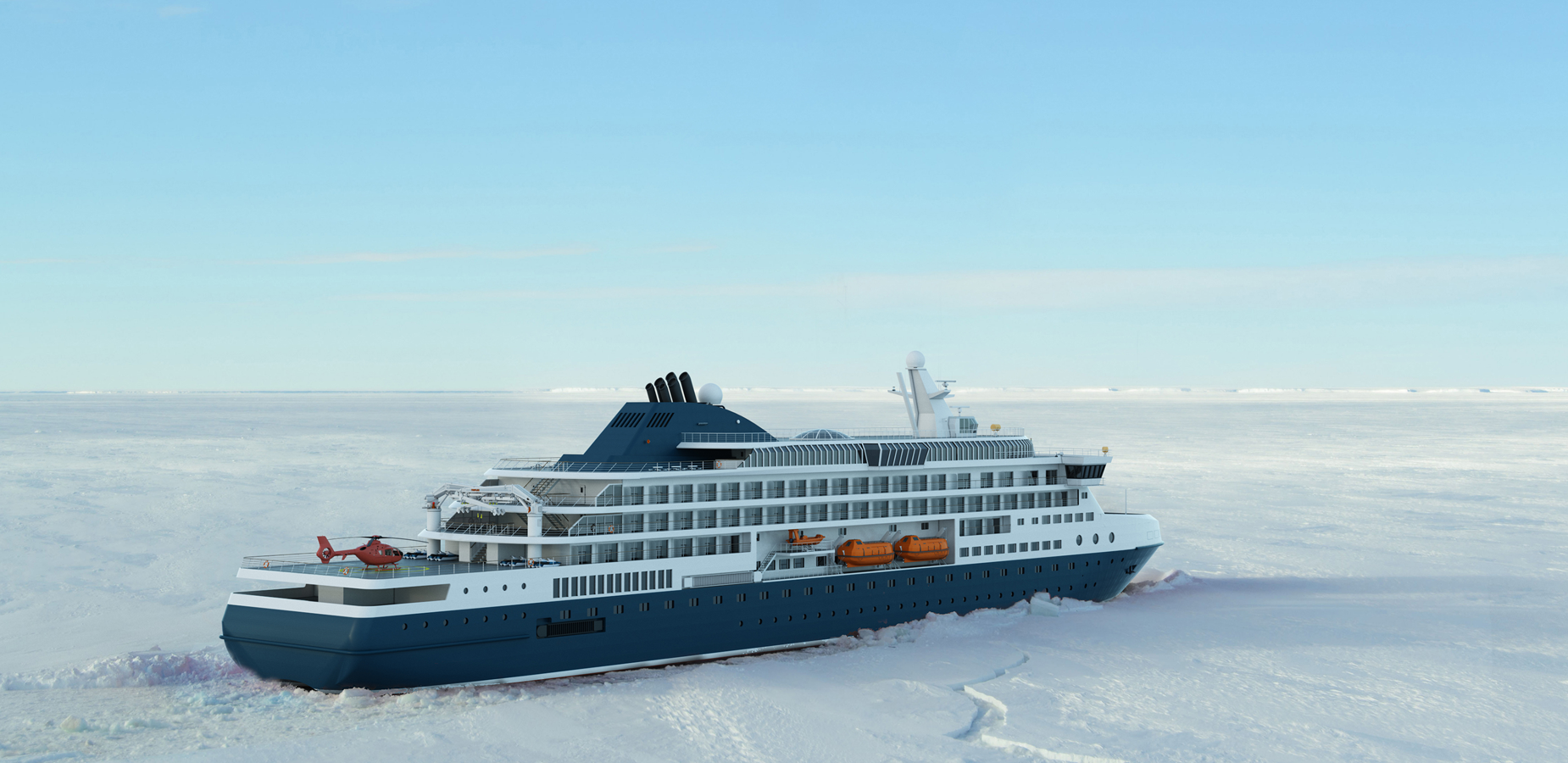 KNUD E. HANSEN introduces new design of icebreaking expedition cruise vessel