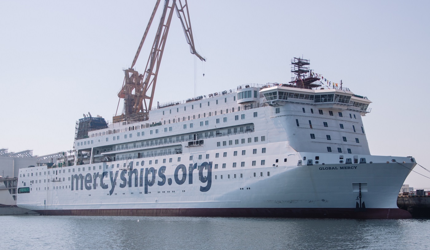 Mercy Ships announces its second hospital ship - the Global Mercy