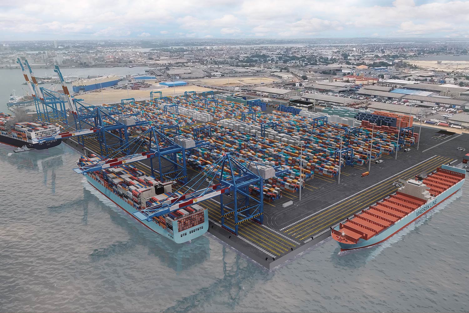Construction begins for the new Ivory Coast Container Terminal