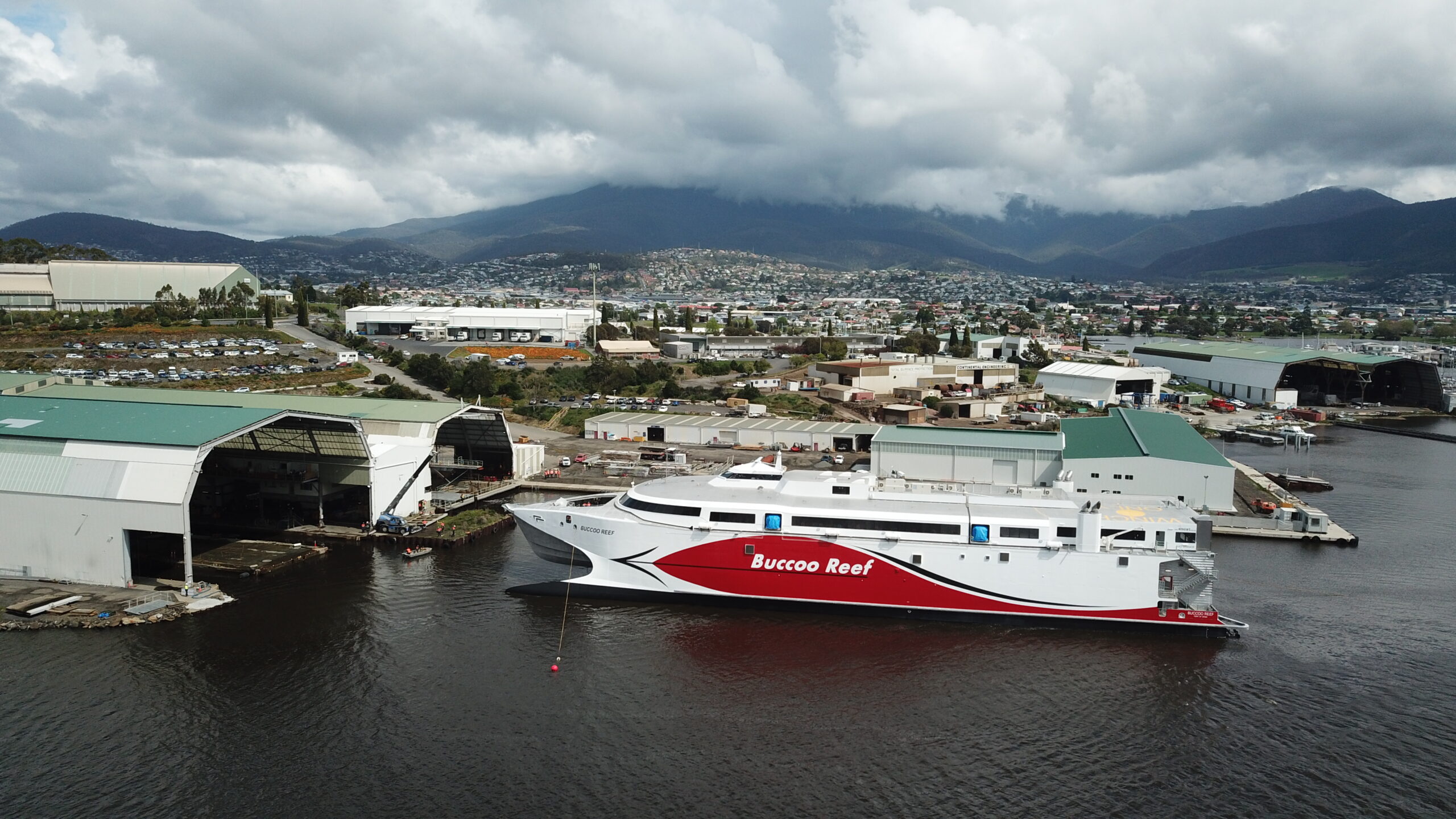 Incat Launches Ship for Trinidad and Tobago