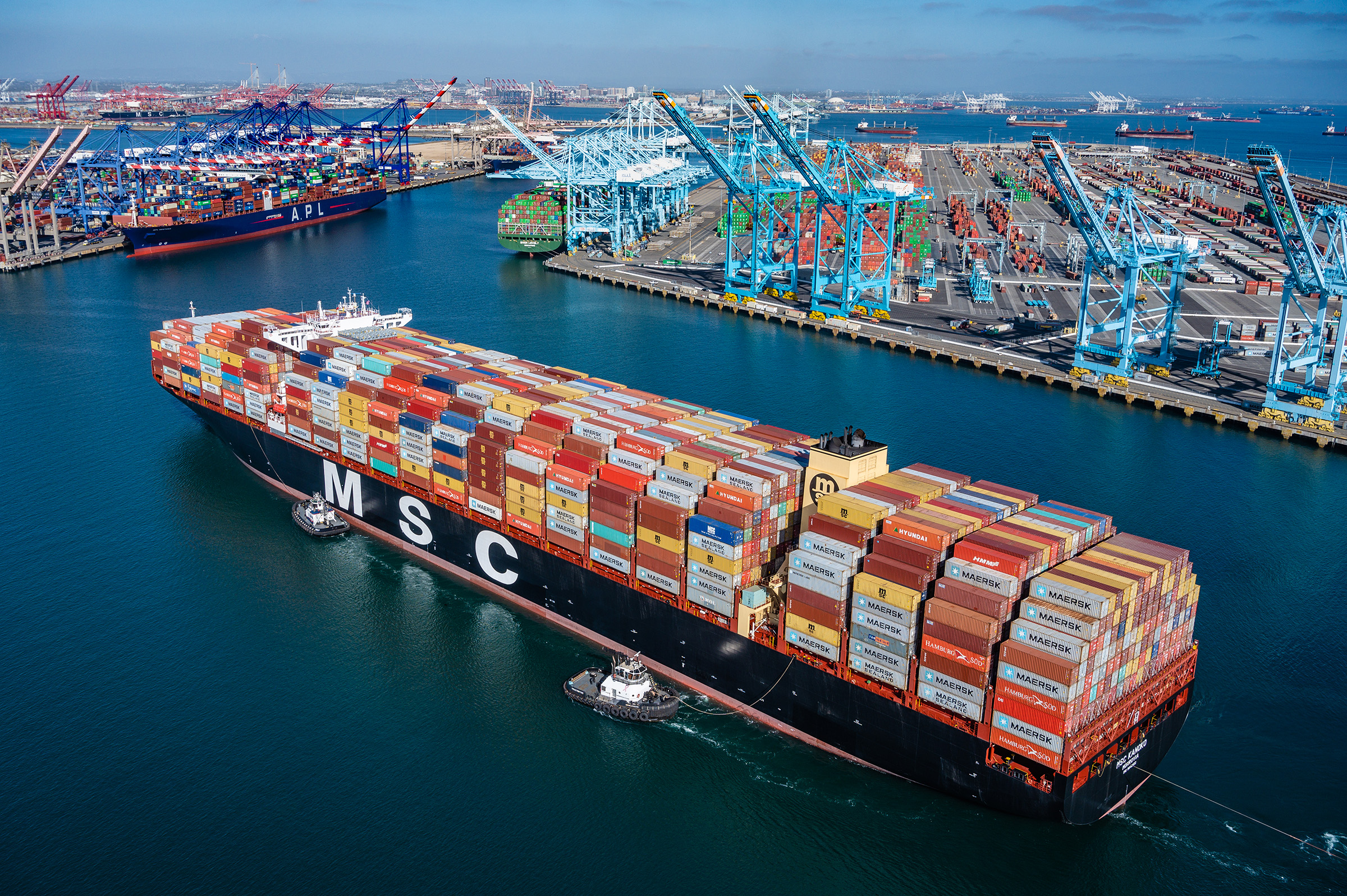 Port of Los Angeles struggles with surge of unscheduled ships