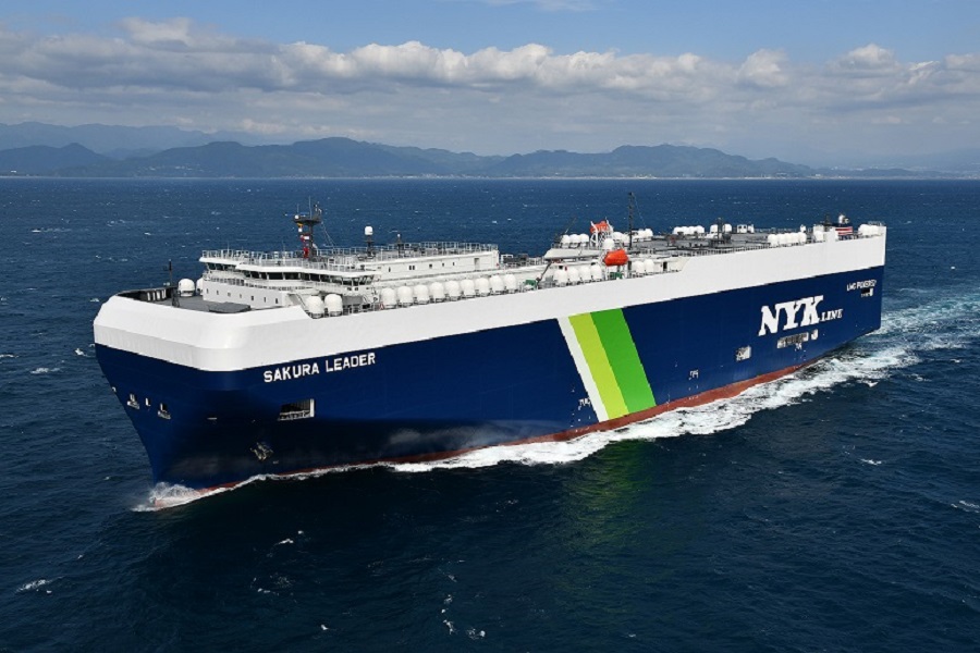 ClassNK has granted its first “Digital Smart Ship(DSS)” notation for LNG-fueled PCTC SAKURA LEADER