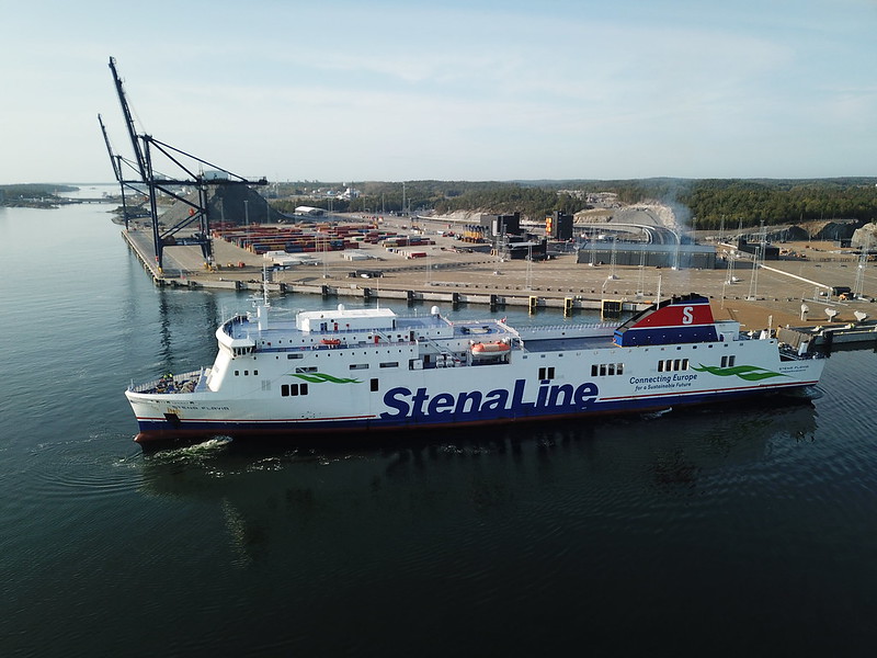 Stockholm Norvik Port RoRo terminal opens with maiden call by Stena Line (Video)