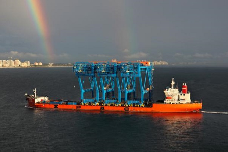 World's Largest Low-Profile Ship-to-Shore Cranes Arrive at Port Everglades