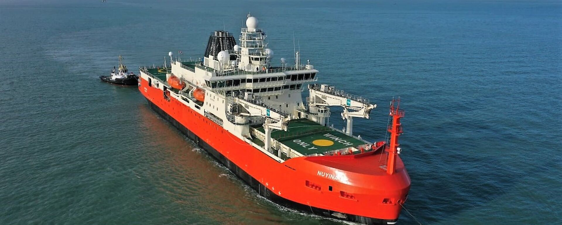 Australia’s newly completed icebreaker RSV Nuyina embarks on sea trials