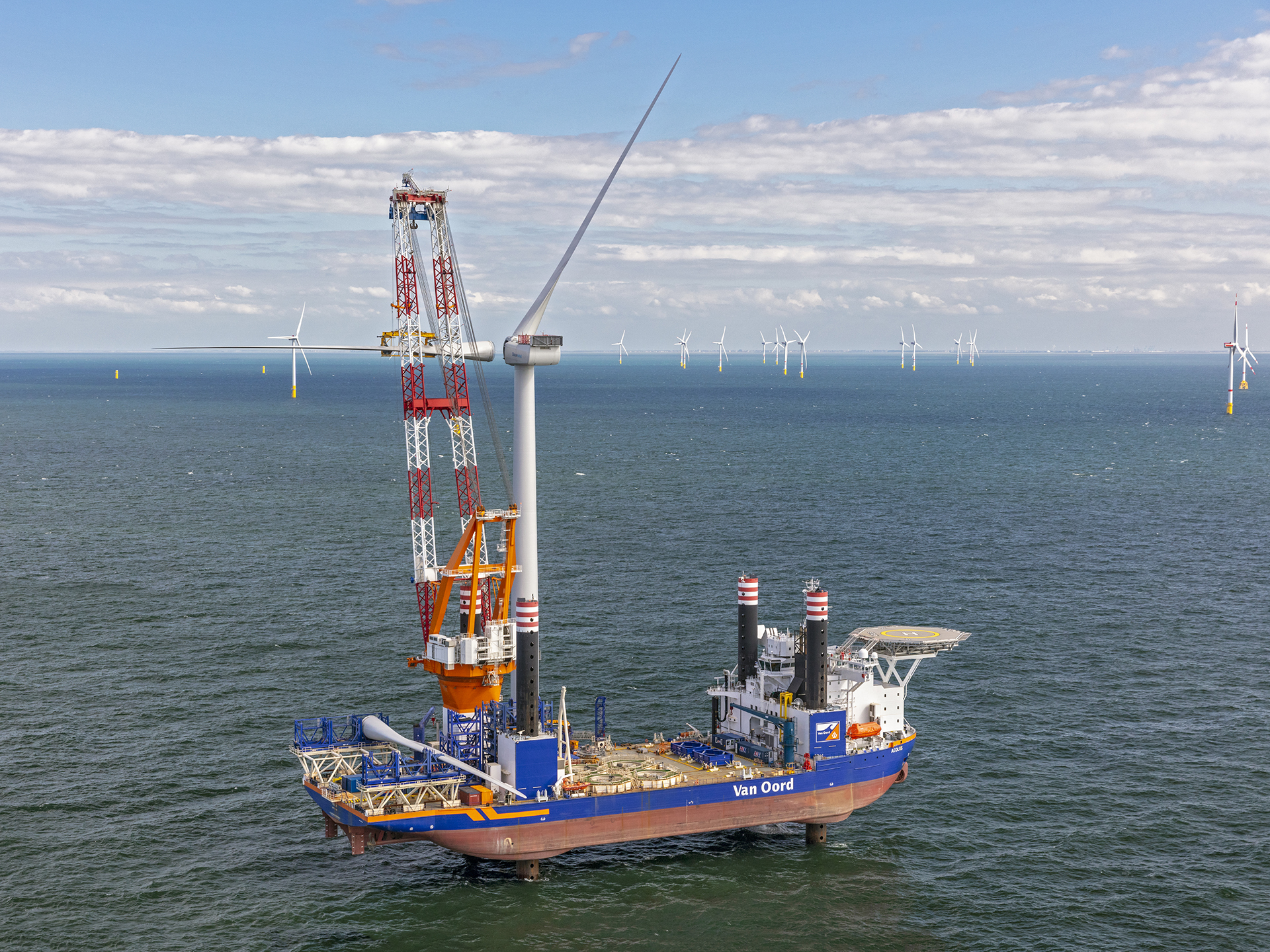 Aeolus completes turbine installation at Borssele III & IV offshore wind farm