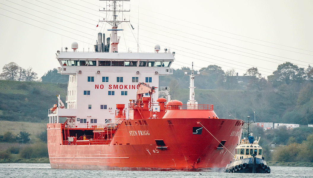 The Port of Ipswich receives its largest ever vessel of liquid nitrogen