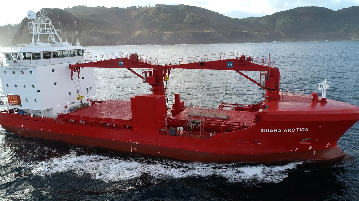 First reefer vessel designed by Havyard Design & Solutions AS delivered to Royal Arctic Line