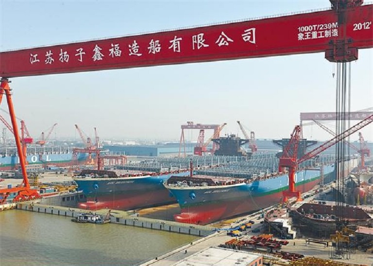 Yangzijiang bags US$350 mil contracts to build containerships, deck carriers