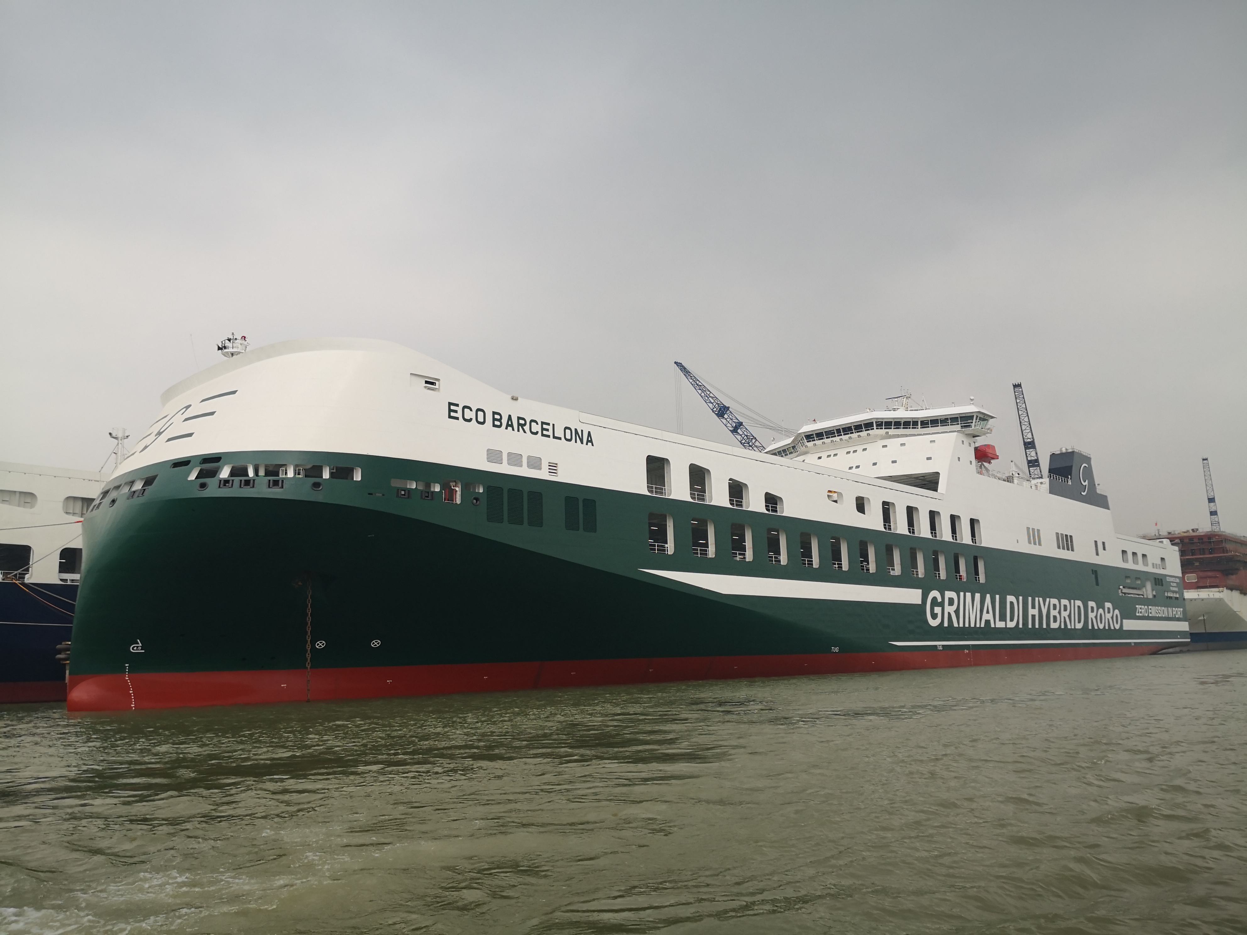 Grimaldi takes delivery of PCTC Eco Barcelona, two more vessels on the way