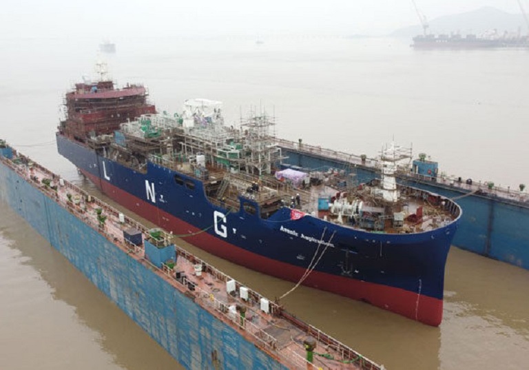 Avenir LNG announces the launching of third vessel - Avenir Aspiration