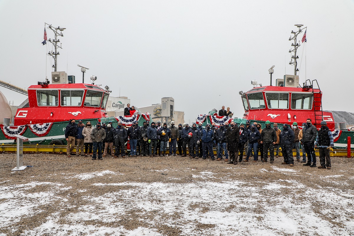 The Great Lakes Towing Company Names Latest DAMEN Stan Tug 1907 ICE Harbour Tugs