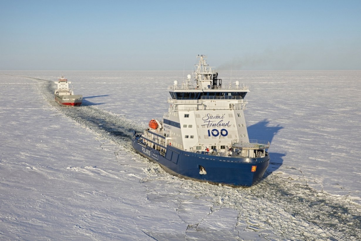 Polaris sets off for the Bay of Bothnia as the season’s third icebreaker