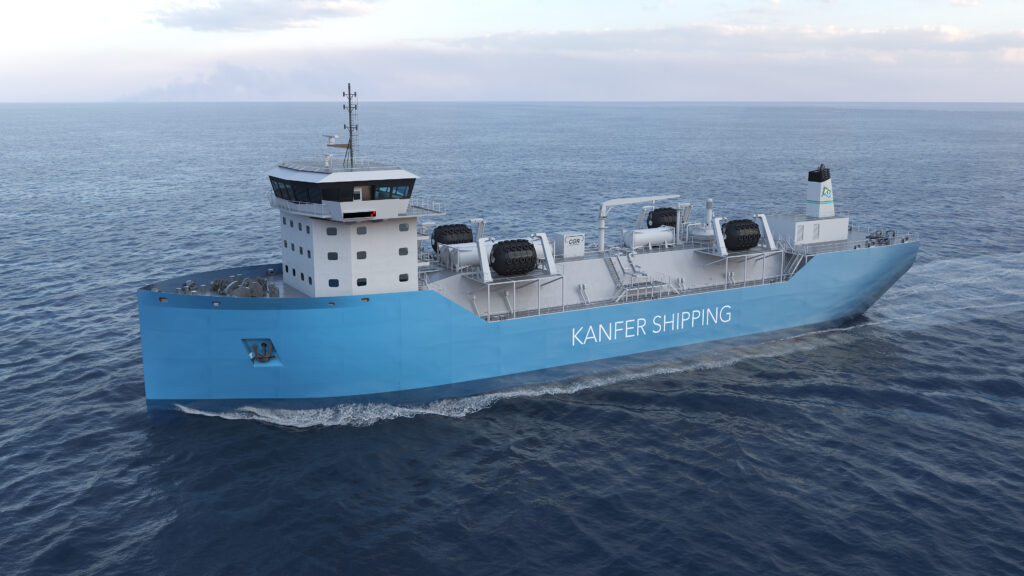 Kanfer Shipping signs LOI for two small scale LNG bunker vessels