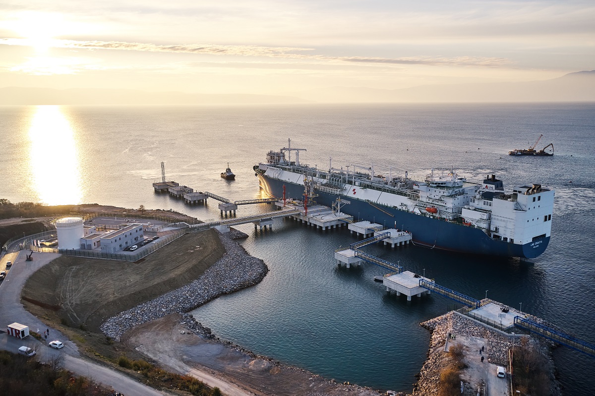 First Croatian LNG terminal officially inaugurated in Krk island