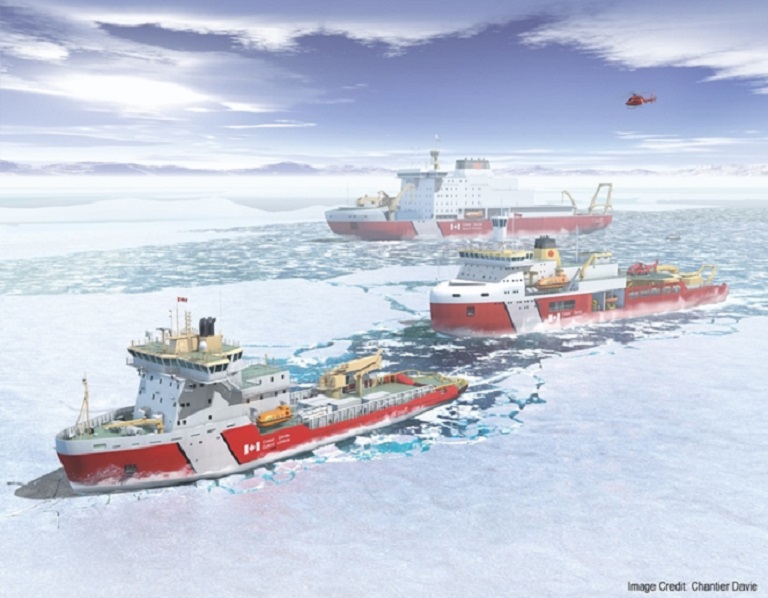 Davie Polar Icebreaker Program Confirms GE as Strategic Partner