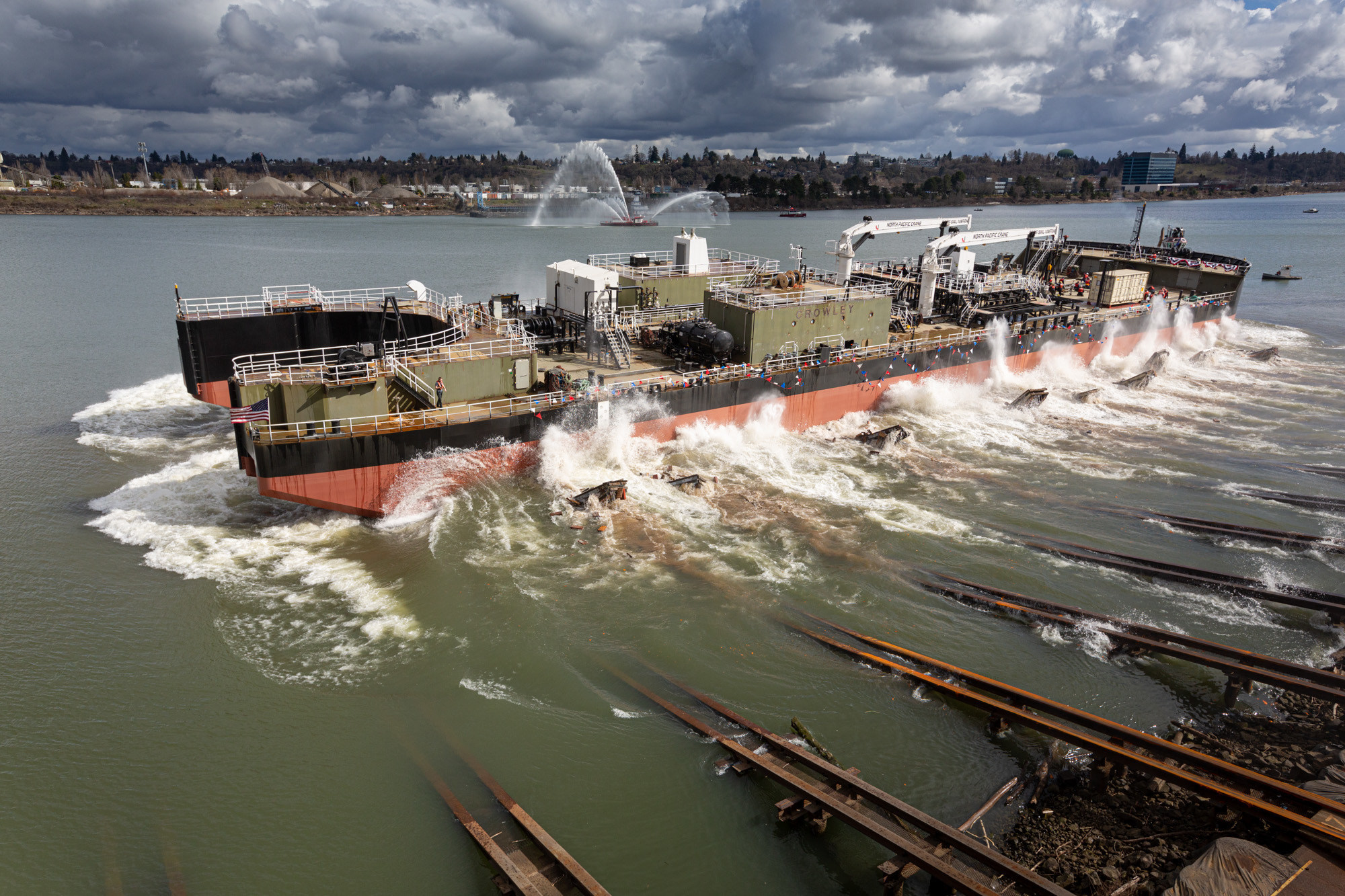 Greenbrier Marine and Crowley Fuels Launch Vessel