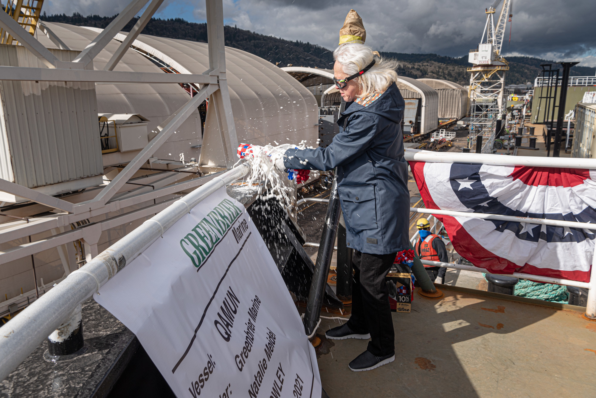 Greenbrier Marine and Crowley Fuels Launch Vessel